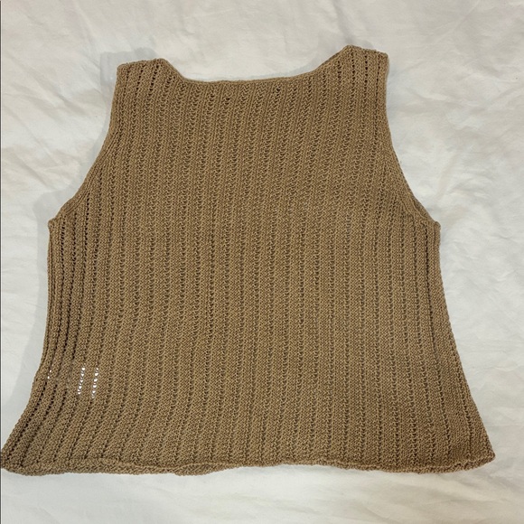 Ralph Lauren Tan Knit Tank Top - Picture 4 of 6